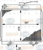 HELLA 8MK 376 710-491 Radiator, engine cooling